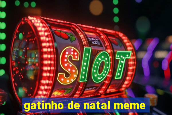 gatinho de natal meme